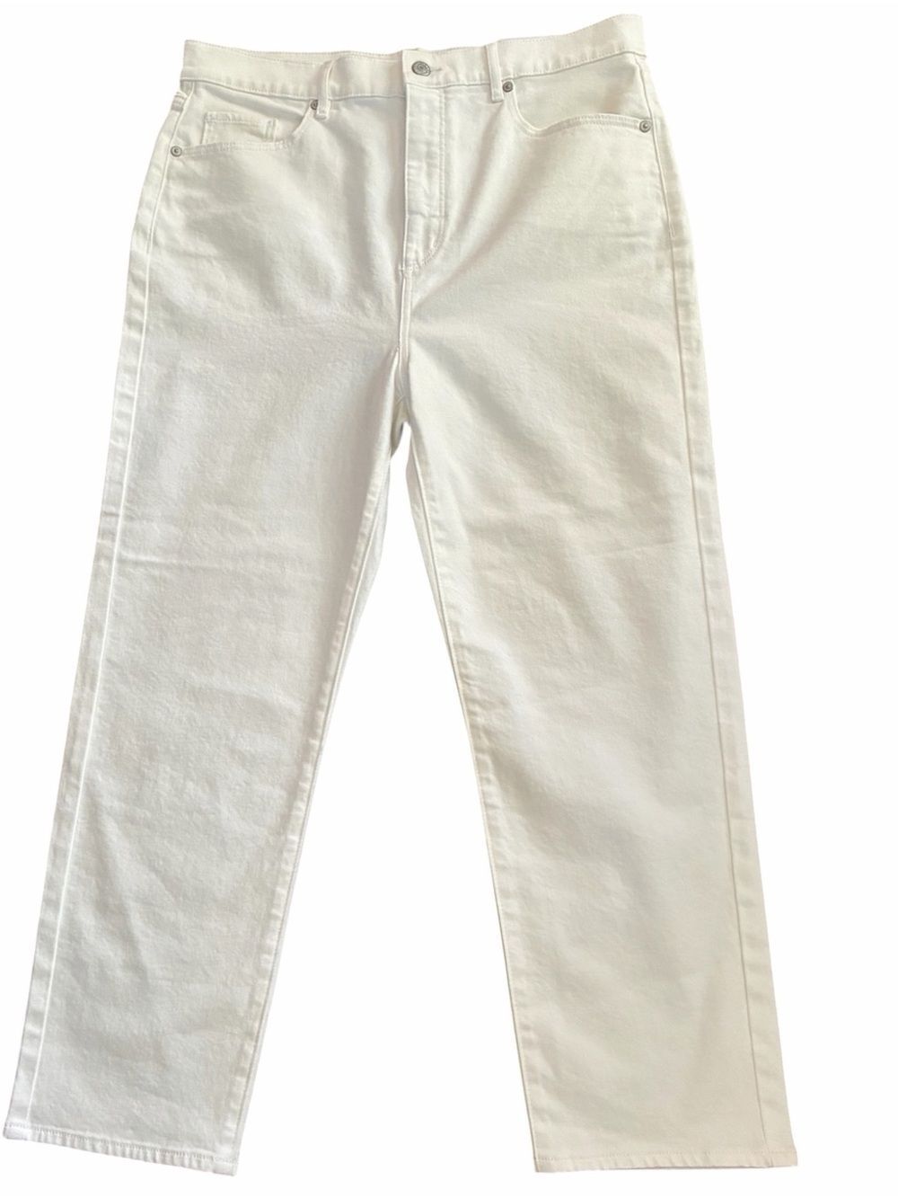 LOFT The Slim High Rise White Jeans – Size 31 NWT
